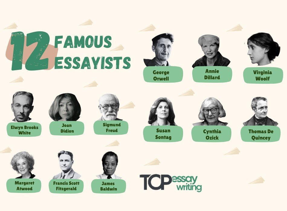 12 famous essayists